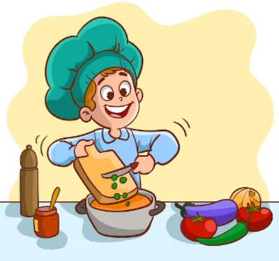 Kochen mit Sehbehinderung_Grafik