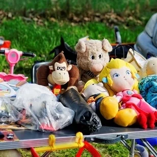 Flohmarkt am Gusower Baggersee (Bild vergr&ouml;&szlig;ern)