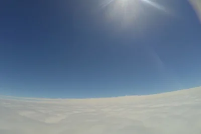 Meldung: 32 km über Datteln scheint die Sonne