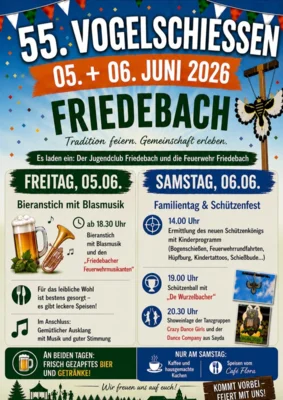 55. Vogelschießen in Friedebach