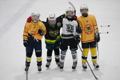 U 11-Spieler des EV Ravensburg beim Young Rebels Cup im Einsatz