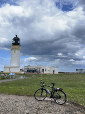 Der Leuchtturm am Cape Wrath (Bild vergr&ouml;&szlig;ern)