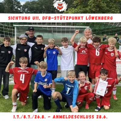 DFB-Stützpunkt Löwenberg: Sichtung U11 (Jahrgang 2016) (Bild vergr&ouml;&szlig;ern)