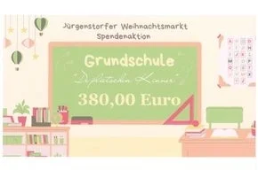Spende aus der Weihnachtsmarkt-Aktion übergeben (Bild vergr&ouml;&szlig;ern)