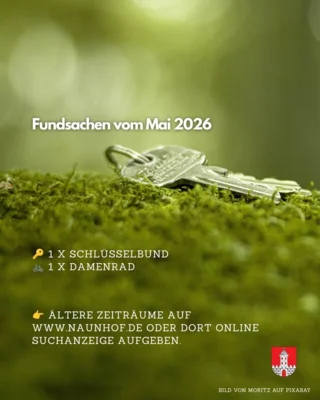 Fundsachen im Mai 2026