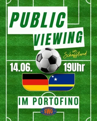 Gemeinsam zur WM – Public Viewing in Schafflund!