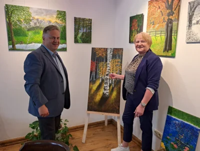 Erfolgreiche Ausstellungseröffnung in der Tourist-Information Mansfeld
