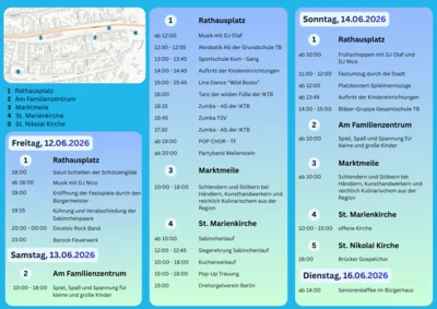 Foto zur Meldung: Sabinchenfestspiele 2026