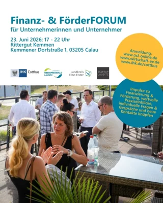 Zukunft sichern und mitgestalten: Großes Förderforum am 23. Juni für regionale Unternehmen im Rittergut Kemmen