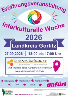 Interkulturelle Woche 2026: Landkreis Görlitz ruft zur Beteiligung auf (Bild vergr&ouml;&szlig;ern)
