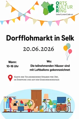 Meldung: Dorfflohmarkt am Samstag, dem  20.06.2026