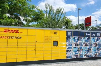 Foto: Packstation und Box © Gemeinde Rangsdorf - AL22 Foto zur Meldung: Rangsdorfer Bürgerbudget: Mehr Sicherheit und Service