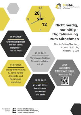 „20 vor 12“- Nicht nerdig, nur nötig. Digitalisierung zum Mitnehmen. (Bild vergr&ouml;&szlig;ern)