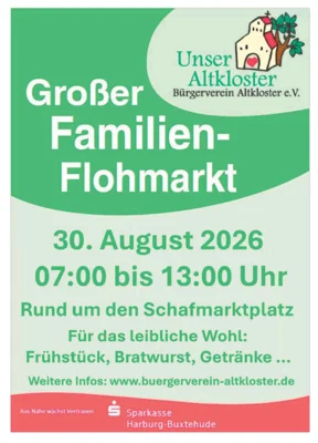 Meldung: Beliebter Flohmarkt in Altkloster am 30. August