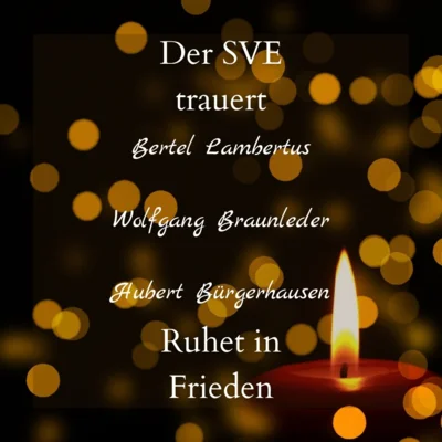 Trauer um drei langjährige Mitglieder