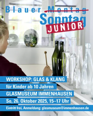 Glas & Klang Workshop - Blauer Sonntag Junior (Bild vergr&ouml;&szlig;ern)