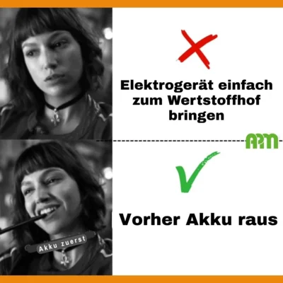 Akku raus – bevor es brennt!