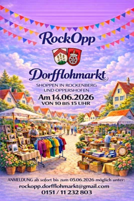 Dorfflohmarkt in Oppershofen und Rockenberg am 14. Juni 2026 (Bild vergr&ouml;&szlig;ern)