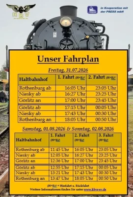 Fahrplan Rothenburg Sommerfest (Bild vergr&ouml;&szlig;ern)