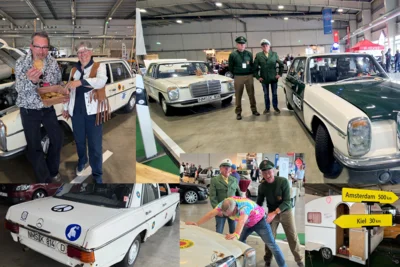 Spannende Aktionen am Messestand des MB/8 Club Deutschland bei den Klassikertagen in Neumünster