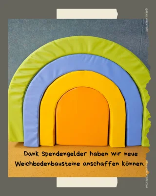 In der Turnhalle wirds wieder bunt! (Bild vergr&ouml;&szlig;ern)