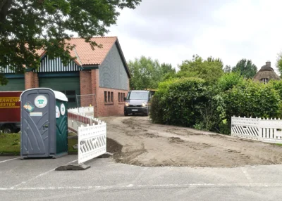 Baustart für den Anbau an das Feuerwehrhaus