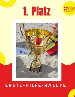 🏆 Unsere Schulsanitäter holen den 1. Platz der der Erste-Hilfe-Rallye 🏆
