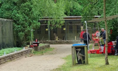 Ehrenamtliche Helfer der Firma Hilti im Einsatz (Bild vergr&ouml;&szlig;ern)