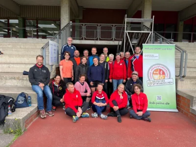 Sportabzeichen Prüfer*innen-Ausbildung erfolgreich in Peine/ Vöhrum beendet