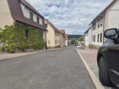 Sanierung Frankensteinstraße: Ein weiterer wichtiger Schritt für Tiefenort ist geschafft! (Bild vergr&ouml;&szlig;ern)