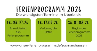 Ferienprogramm 2026: Anmeldungen ab 03.07.2026 möglich (Bild vergr&ouml;&szlig;ern)