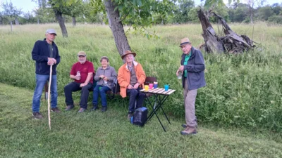 Frühsommerwanderung im Naturschutzgebiet Kalkschutt-Buckelwiese in Stockheim (Bild vergr&ouml;&szlig;ern)