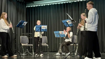 Klarinettenensemble unter Leitung von Heike Weigel