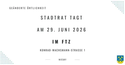 Stadtrat tagt am 29.06.2026 im FTZ (Bild vergr&ouml;&szlig;ern)