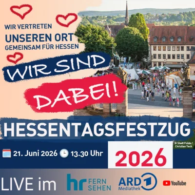 Hessentagsfestzug live im HR-Fernsehen (Bild vergr&ouml;&szlig;ern)