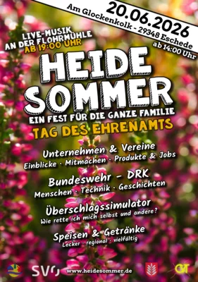 Heide Sommer 2026: Ein Familienfest mit Musik, Mitmachaktionen und regionalen Highlights (Bild vergr&ouml;&szlig;ern)