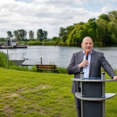 Minister für Infrastruktur und Landesplanung des Landes Brandenburg, Robert Crumbach