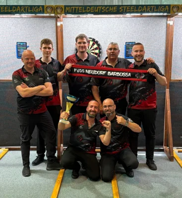 Deutscher Pokalsieger im Dart 4er Team Liga Pokal in Radebeul am 13.06.2026 (Bild vergr&ouml;&szlig;ern)