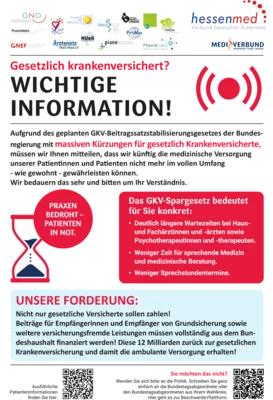 Massive Kürzungen für gesetzlich Krankenversicherte!