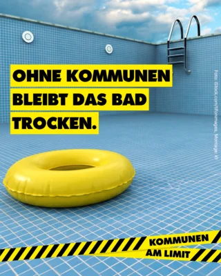 AKTIONSTAG „KOMMUNEN AM LIMIT“ Bund und Länder müssen angesichts der kommunalen Finanzkrise  endlich handeln (Bild vergr&ouml;&szlig;ern)