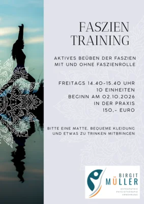 Neuer Kurs Faszientraining