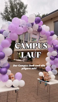 Der Campus läuft – und alle pilgern mit! 👟