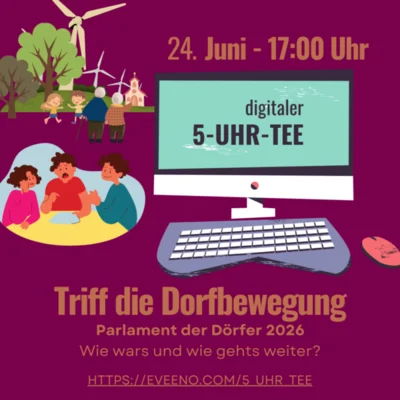 Triff die Dorfbewegung zum 5-Uhr-Tee