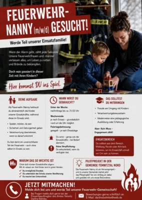 Amt Temnitz, Feuerwehr-Nanny, Thomas Kresse, Amtsdirektor, die steigende Frauenquote in den Feuerwehreinheiten im Amt Temnitz (Bild vergr&ouml;&szlig;ern)