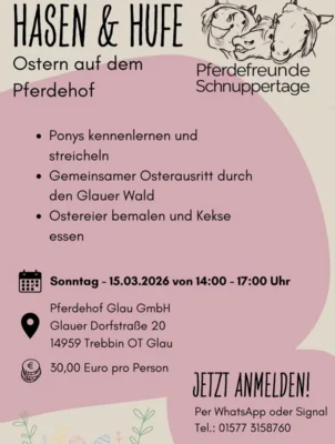 Meldung: Ankündigung Schnuppertag