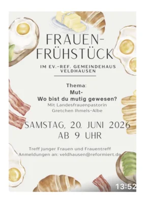 Frauenfrühstück im ev.-Ref. Gemeindehaus Veldhausen (Bild vergr&ouml;&szlig;ern)