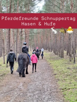 Meldung: Schnuppertag Hasen und Hufe