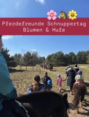 Meldung: Schnuppertag Blumen und Hufe