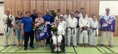 Karate - Ehrung für Gold-Gewinner