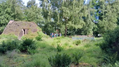 Jahrgang 4 besucht die Von-Velen-Anlage (Bild vergr&ouml;&szlig;ern)